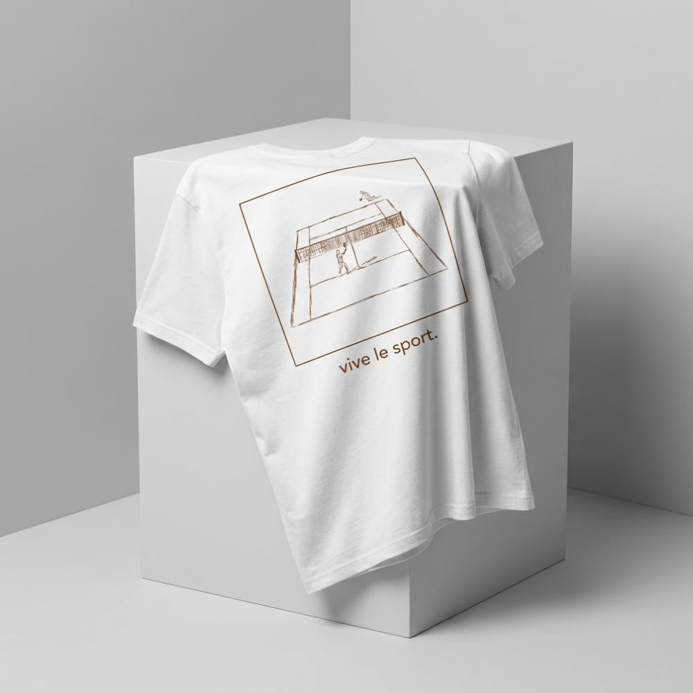 Tshirt Le Tennis - vive le sport.
